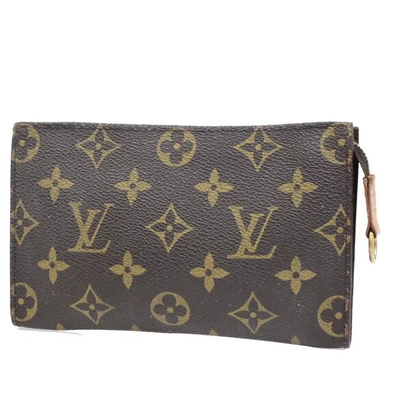 LOUIS VUITTON LV Bucket PM Clutch Pouch Bag Monogram Leather France 05FA375 - Picture 1 of 15